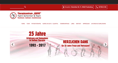 Desktop Screenshot of physiotherapie-schoenherr.de